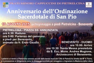 105° Anniversario di Ordinazione presbiteriale di Padre Pio